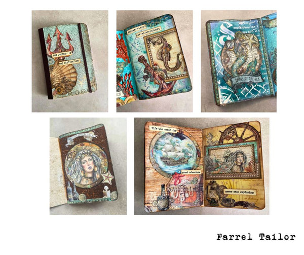 Stamperia Cours Art Journal avec Farrel Tailor