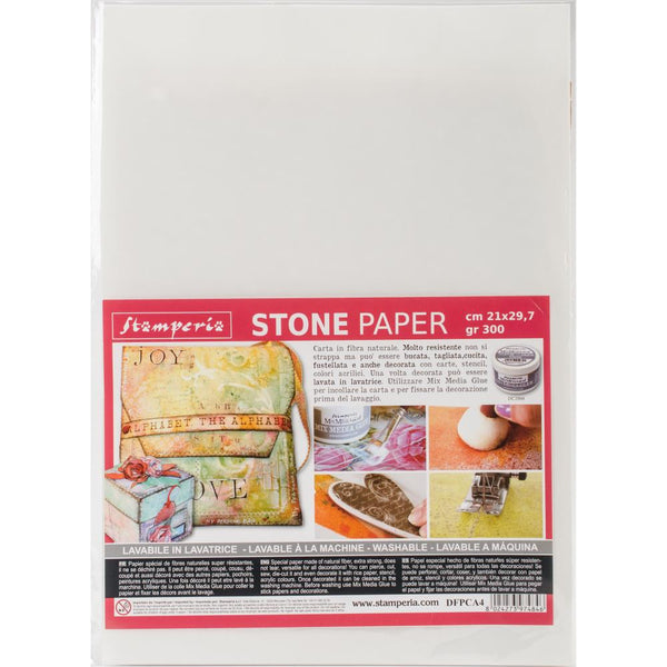 Stamperia Washable Stone Paper 8.25"X11.6"