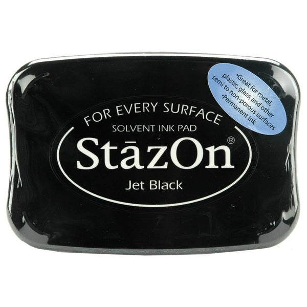 Tsukineko StazOn Solvent Pad d'Encre Jet Black